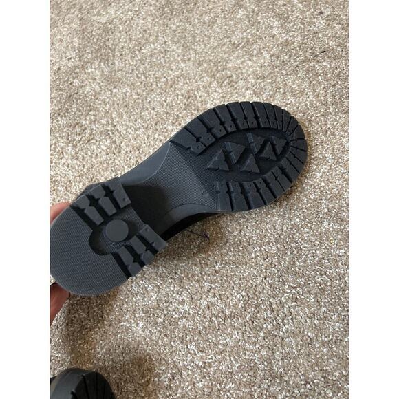 Steve Madden Apollo Chelsea Boots Women's Size 8 Black Chunky Platform Pull On 9 - Picture 5 of 7